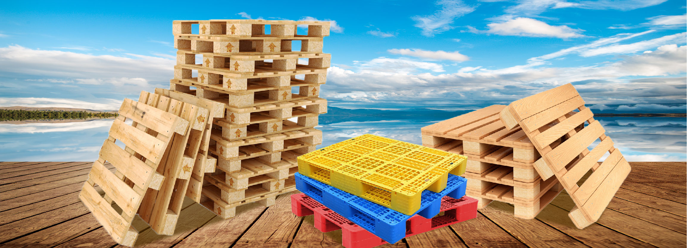 Pallet nhựa và Pallet gỗ